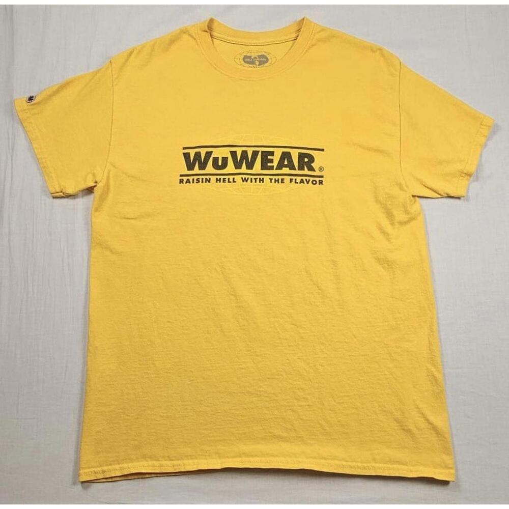Wu-Wear Shirt Size Medium Yellow Shirt